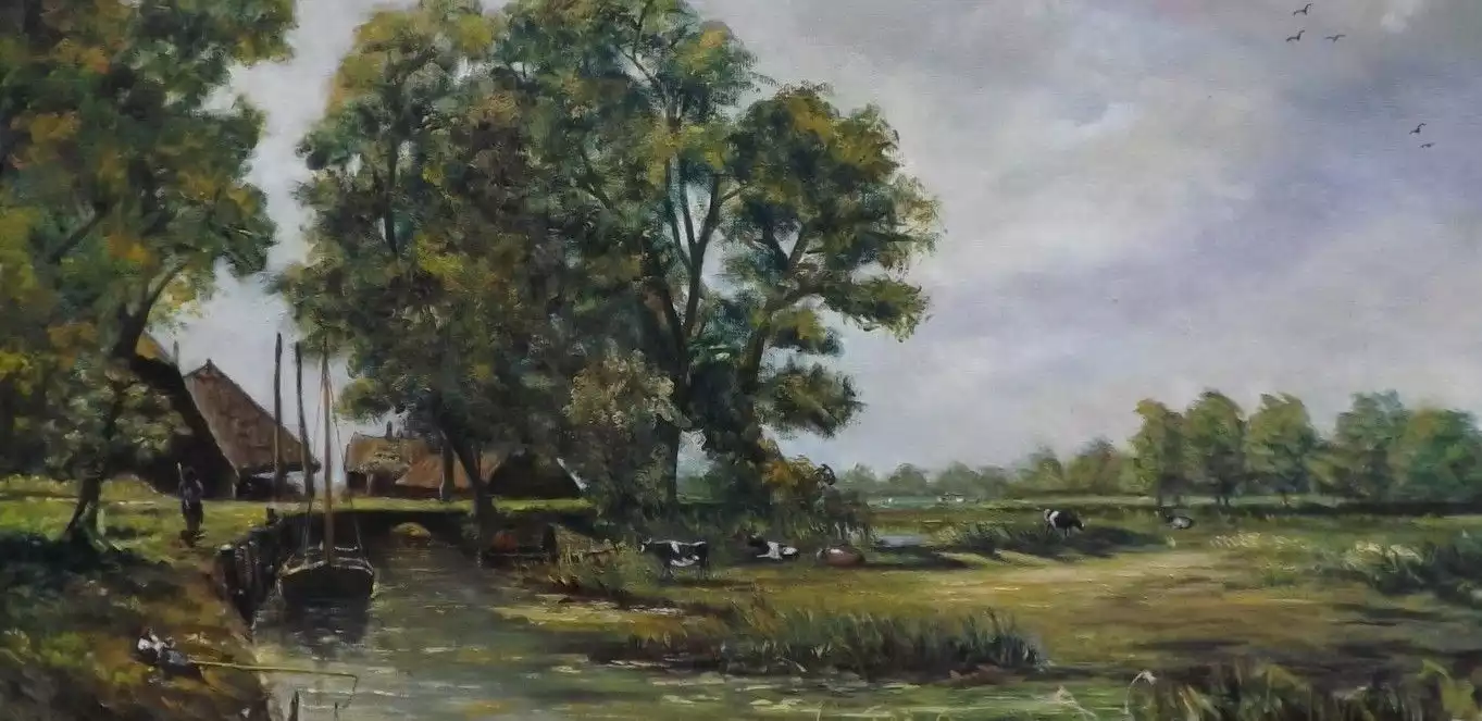 Verstild landschap